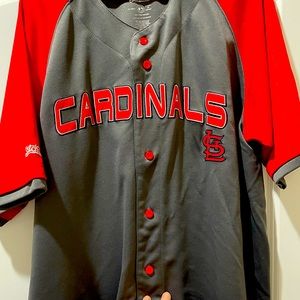 Men’s Cardinals XL button up jersey